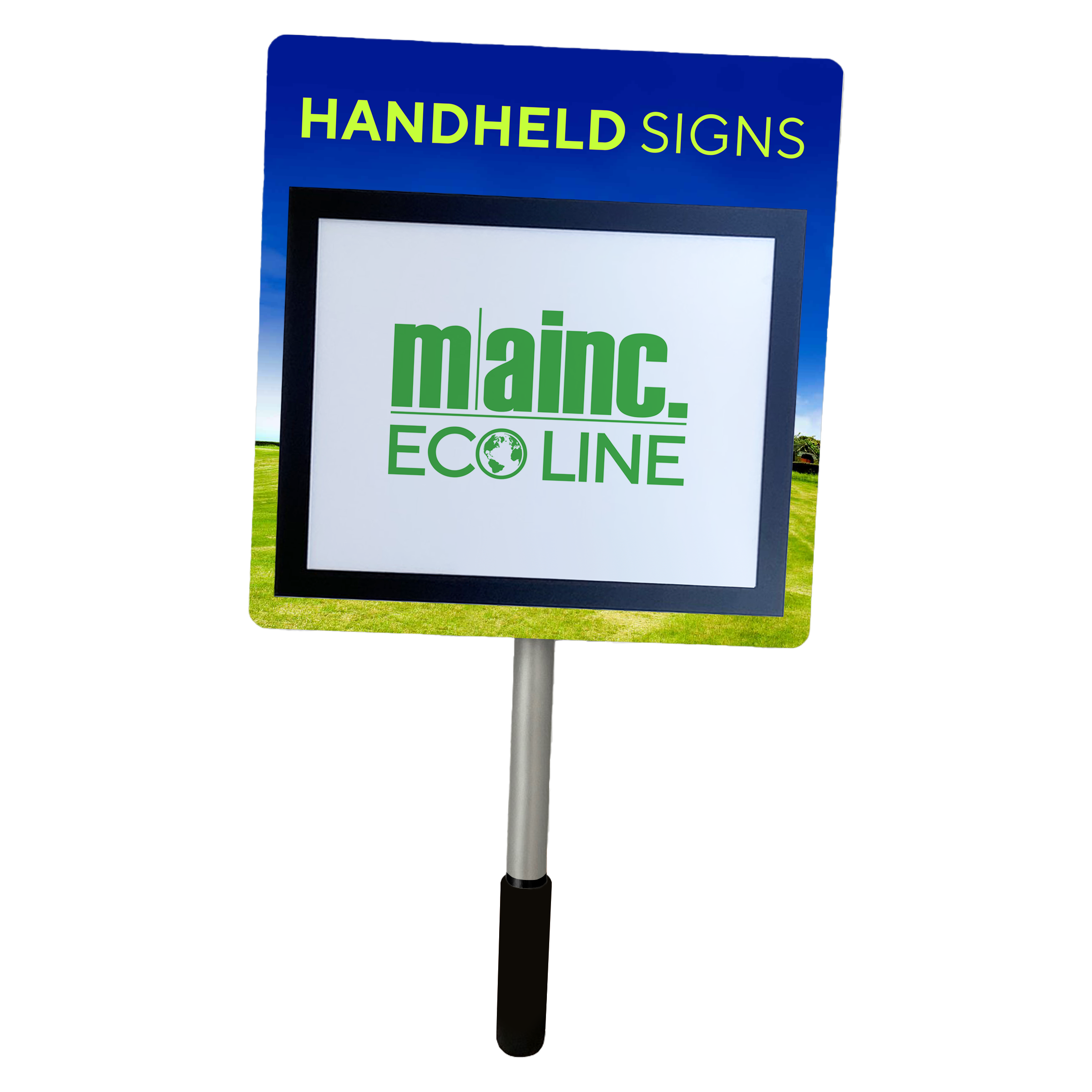Handheld Sign_Eco_Line